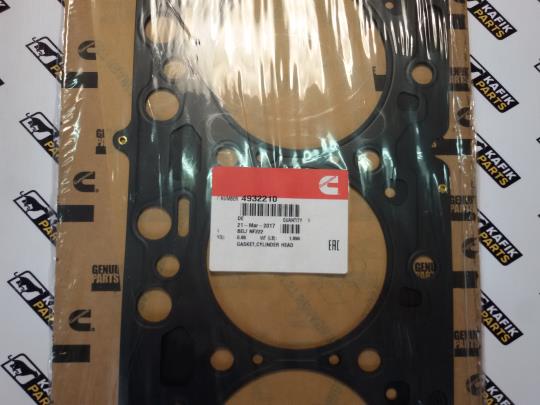 Прокладка ГБЦ головки блоку циліндрів двигуна Cummins ISB-QSB 6,7 4932210, 4929656