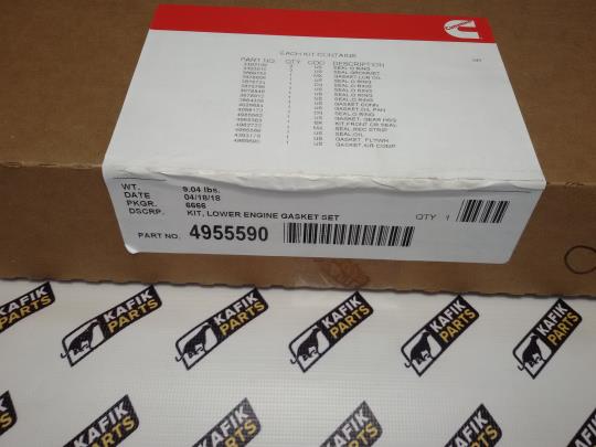 Комплект нижніх прокладок двигуна Cummins ISX, QSX15 4955590, 3102234, 4024763, 3800448